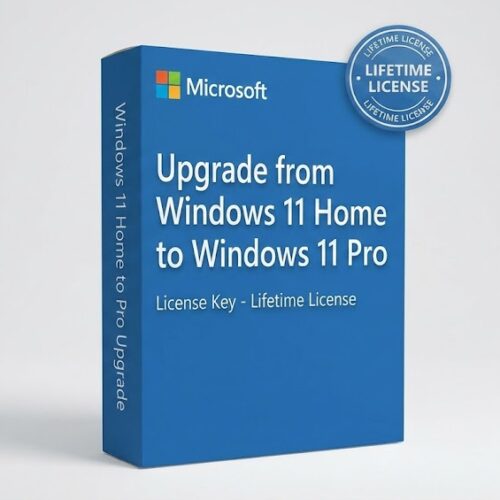 Upgrade Windows 11 Home to Pro License Key Box