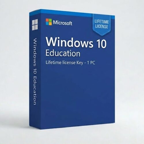 Microsoft Windows 10 Education License Key Box
