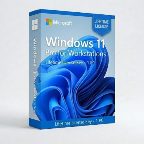 Microsoft Windows 11 Pro for Workstations License Key Box